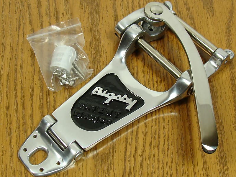 Used Bigsby Usa Lefty B Vibrato Tailpiece Nickel For Arch Reverb