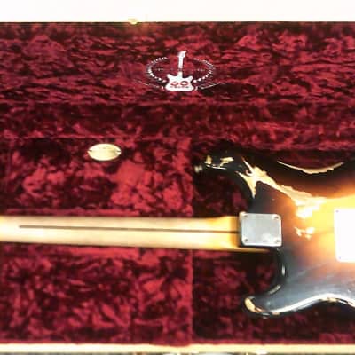 Fender 1954 Heavy Relic Stratocaster Sunburst image 3