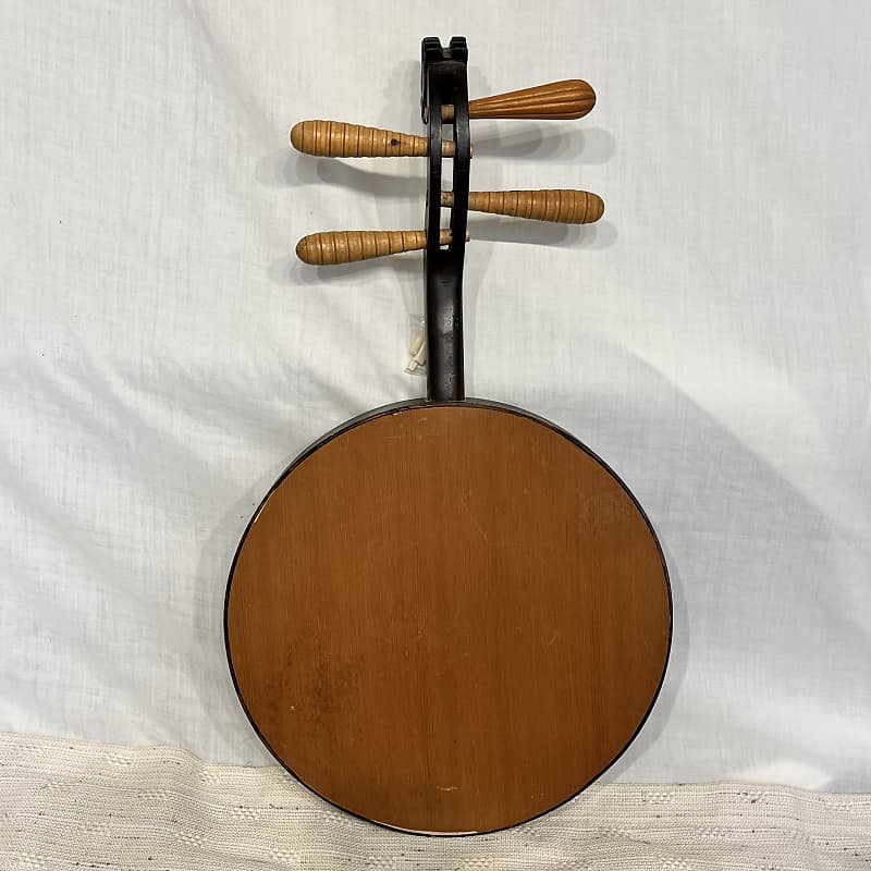 Yueh Ch’in Chinese Moon Guitar c.1950 Needs Restoration Reverb
