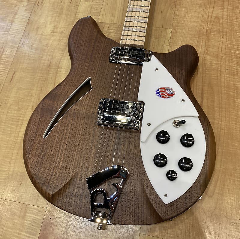 Rickenbacker 360W 21-Fret Electric Guitar Walnut (Natural Brown) image 1