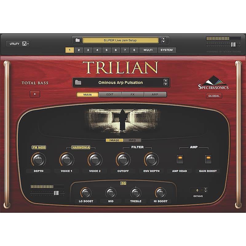 Spectrasonics Spectrasonics Trillian Total Bass Module Software