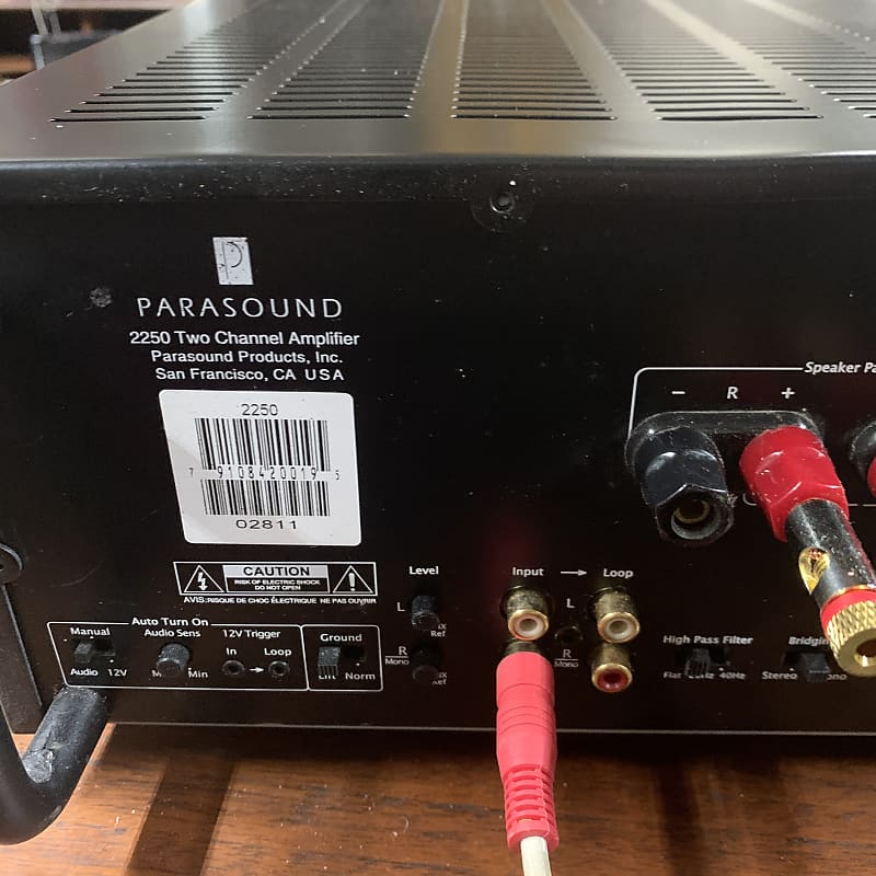 Parasound 2250 New Classic Power Amp 1995 Black | Reverb