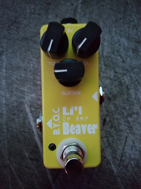 byoc Lil' Beaver Op-Amp 2018 Yellow | Reverb