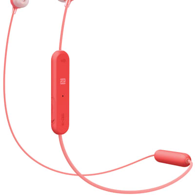 Sony WI-C300 Wireless In-Ear Headphones, Red (WIC300/R) image 1
