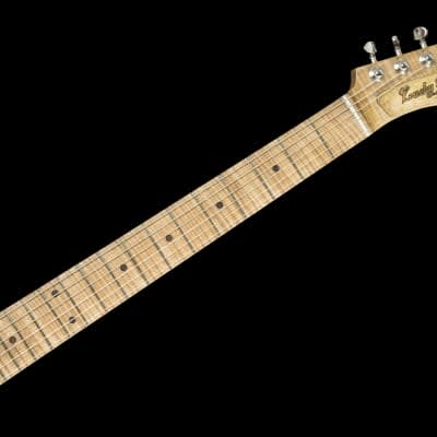 Lucky Dog Guitars Tele 2022 - Flamed walnut top, 1 piece swamp ash body. https://www.facebook.com/LuckyDogGuitars/videos/1332660907242673/ image 6
