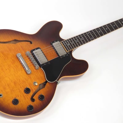 Gibson ES-335 Dot Reissue 1986 Sunburst ~ Super Flame Top and Back image 3