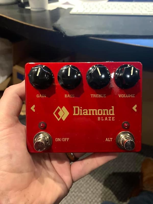 Diamond Guitar Pedal Fire Burst | eBay