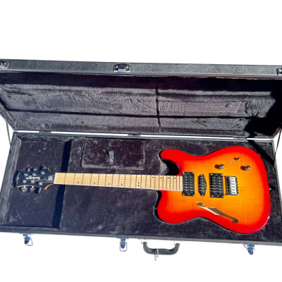 BootLegger Guitar Rye Memphis 2023 - HSH - Coil Split - Cherry  Honey Burst - Case - Tele Style image 2