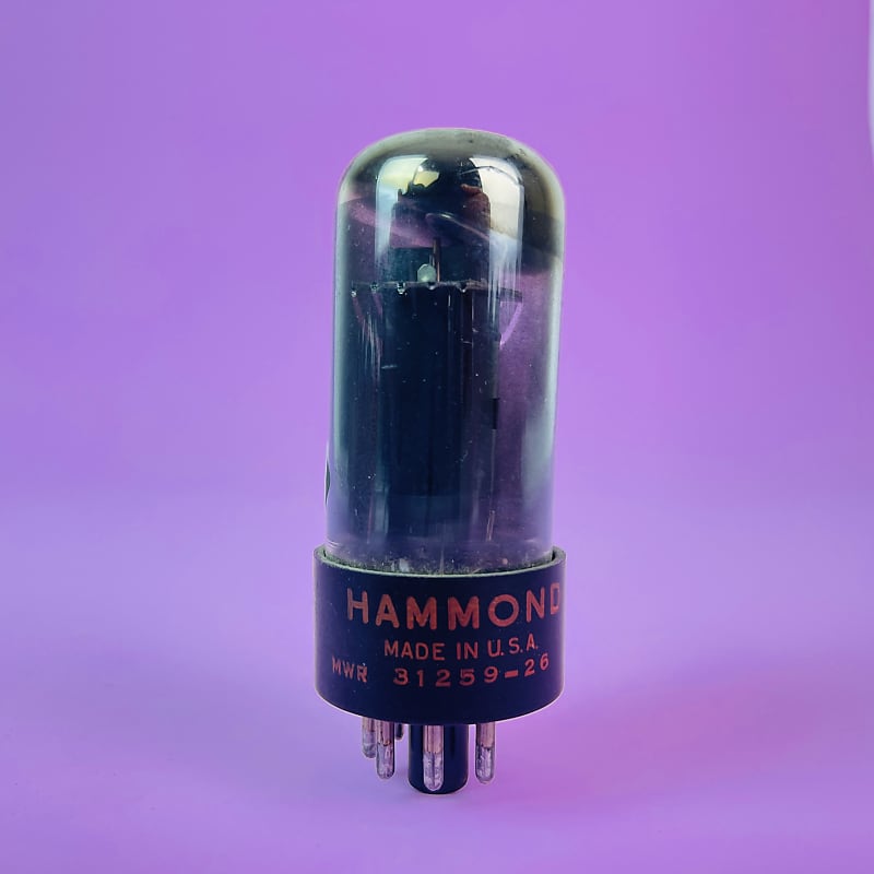 NOS Sylvania 6V6GT Chrome Top Vintage Vacuum Tube USA Made Reverb