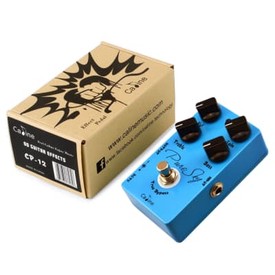 CALINE Cp-12 Pure Sky Overdrive Boost True Bypass (Original Black Knob and Lettering ver) NEW image 4