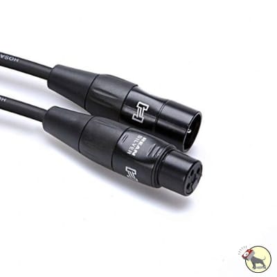 Hosa HMIC-015 Pro Microphone Cable, REAN XLR3F to XLR3M, 15ft