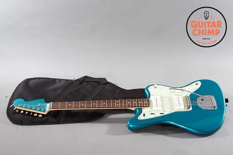 2022 Fender Japan Traditional II 60s Jazzmaster Ocean Turquoise Metallic  Matching Headstock ~Video~