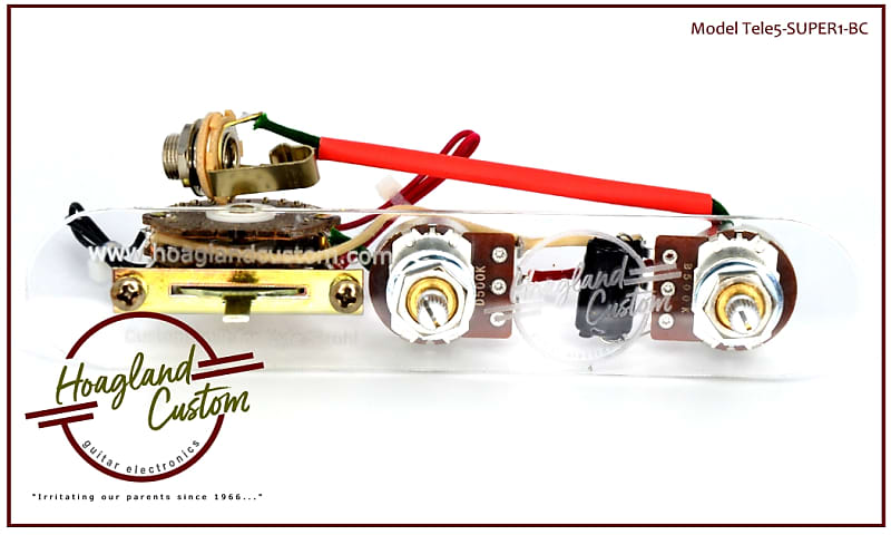 HOAGLAND CUSTOM Telecaster Wiring - 5 Switching Positions! 5 | Reverb