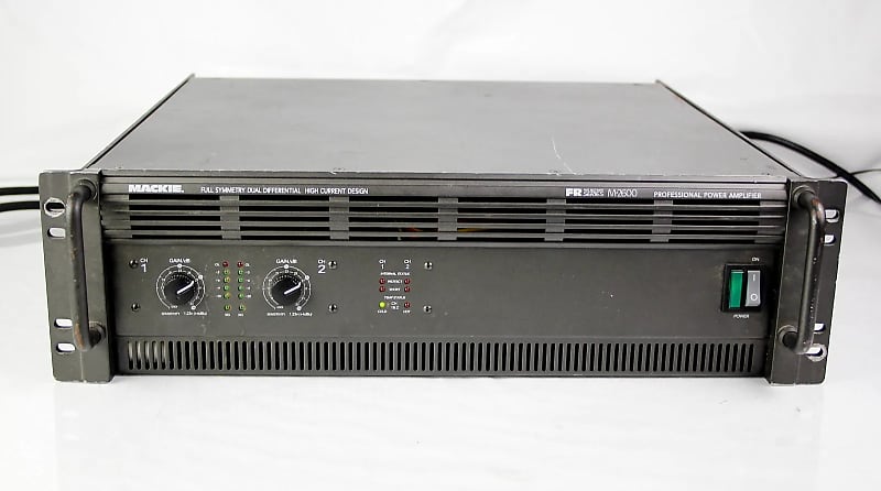 Mackie M2600 FR Series 2-Channel Power Amplifier image 1