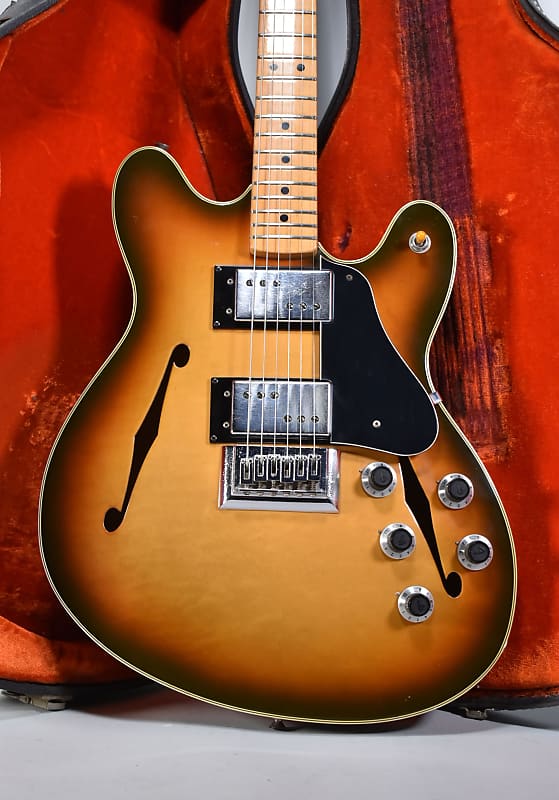 1975 Fender Starcaster Sunburst Finish Vintage Electric Guitar w/OHSC image 2