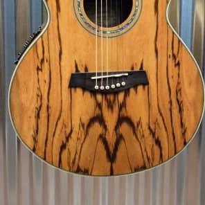 Ibanez EW20ZWENT Exotic Wood Series Zebrawood Acoustic Electric Guitar image 2