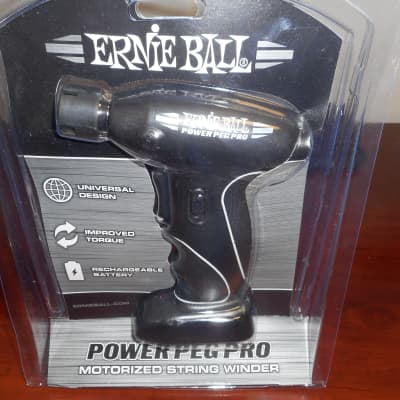 Ernie Ball Power Peg Pro Motorized String Winder - BLACK, 4117 for sale