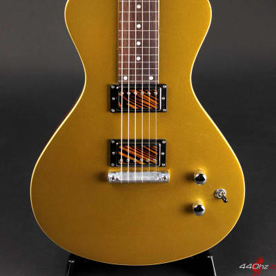Asher Electro Hawaiian Junior Lap Steel Guitar Gold Top with Custom Firestripe Pickups - NEW Model! image 1