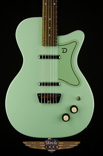 90s Danelectro U2 Electric Guitar in Seafoam Green | Reverb