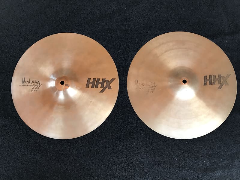 貴重SABIAN HHX MANHATTAN JAZZ 14インチペアセイビアン - 楽器/器材