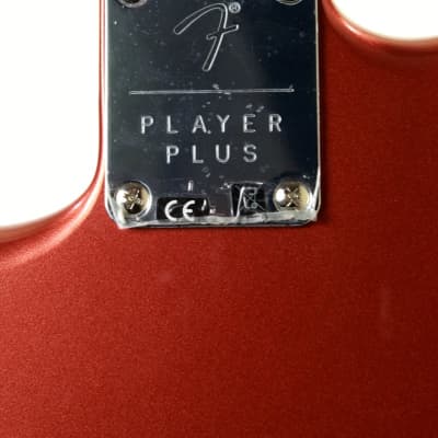 Fender Player Plus Stratocaster  Aged Candy Apple Red image 7
