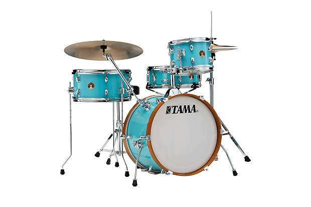 Tama LJL48S-AQB Club JAM Compact 4pc Drum Kit 10/14/18/13" Shell Pack image 1