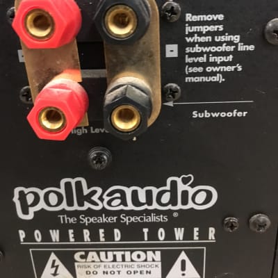 Polk Audio Powered Towers Audiophile Tower Speakers image 22