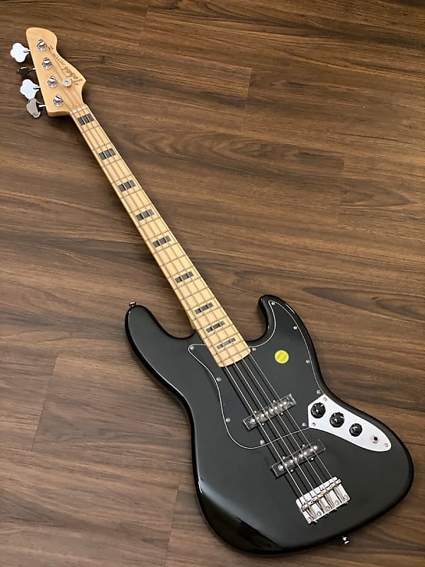 Tokai AJB-58 BB/M Jazz Sound in Black with maple FB | Reverb