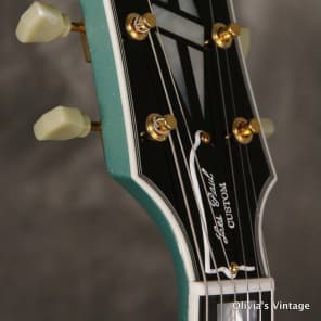 RARE 2010 Gibson Custom Shop SG/Les Paul Custom reissue INVERNESS GREEN SPARKLE image 13