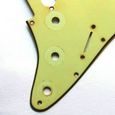 Aged 62 SC Pickguard Mint Green 3 Ply Vintage Thick Mid Layer GuitarSlinger Premium  fits Strat  ® image 4