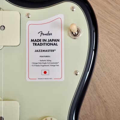 2021 Fender Traditional 60s Jazzmaster FSR Black Mint Condition w/ Hangtags, Japan MIJ image 6