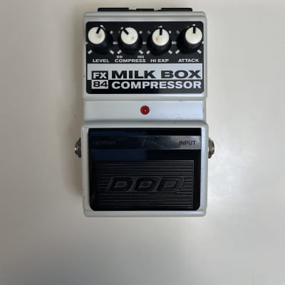 DOD Milk Box Compressor FX84 White 1990s | Reverb