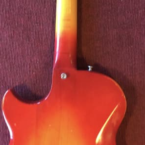 Gibson L6S Mid 1970's Cherry Sunburst image 7