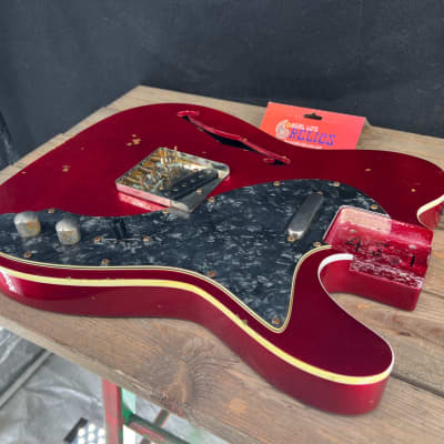 Real Life Relics Fully Loaded 69 Tele® T  Body Top Bound Aged Candy Apple Red #1 image 1
