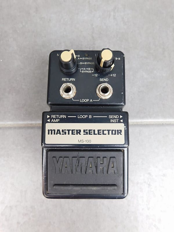 Yamaha MS-100 Master Selector Japan 1980s - Black