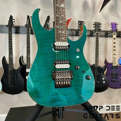 Ibanez J Custom RG8520 Electric Guitar w/ Case (9701)-Green Emerald image 3