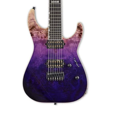 ESP E-II M-II 7 NT - Purple Natural Fade [Made in Japan] Electric Guitar image 2