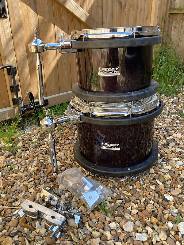12" and 14" rack and floor toms Rare Peavey Radial Pro 751 Reverb UK