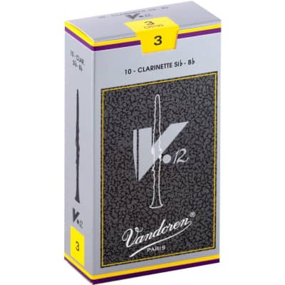 Vandoren V12 Bb Clarinet Reeds - #3 10 Box image 6