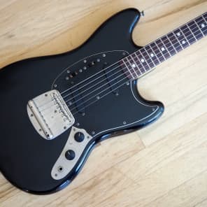 日本未入荷 Mustang Fernandes 1980s FMT-50 Black Guitar Electric Offset ギター