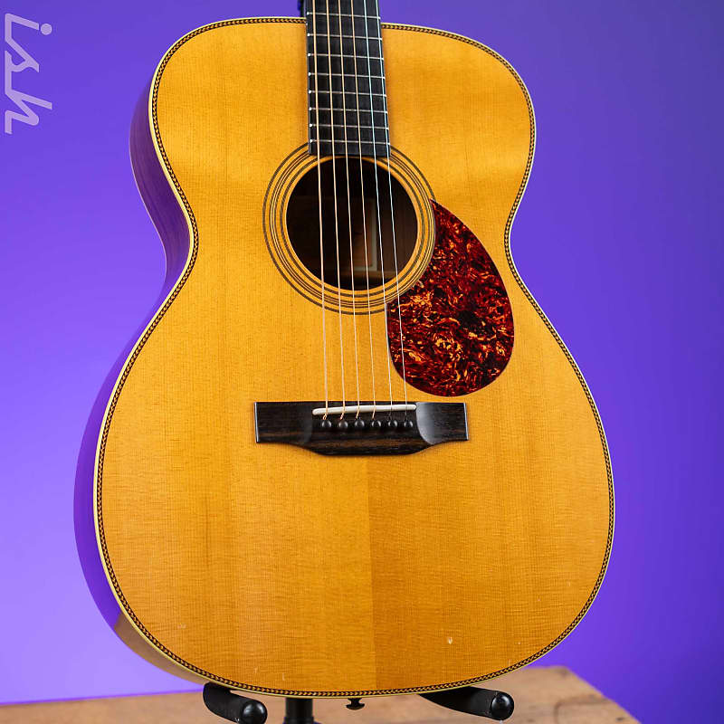 1986 Franklin Guitar Co. OM28 Acoustic Guitar Natural Reverb