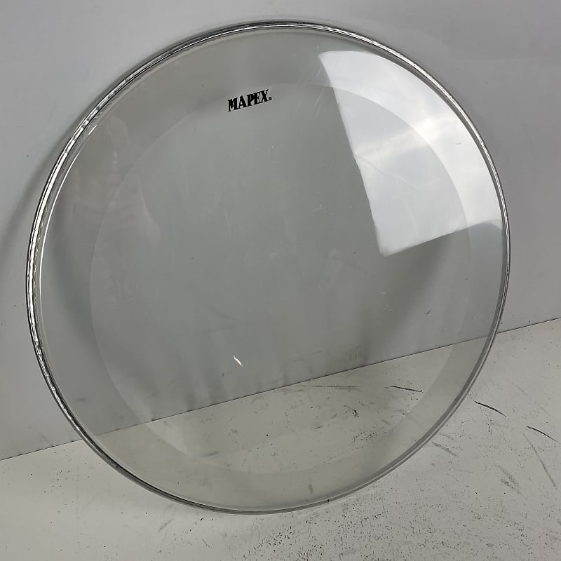22" Mapex Bass Drum Skin Batter Head Dampening Ring Reverb