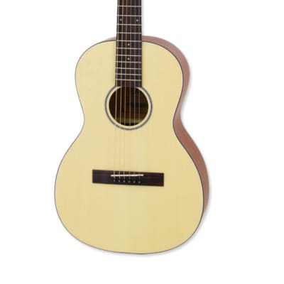 Aria 131 MTN Matte Natural Parlor Acoustic Guitar [DEMO] for sale