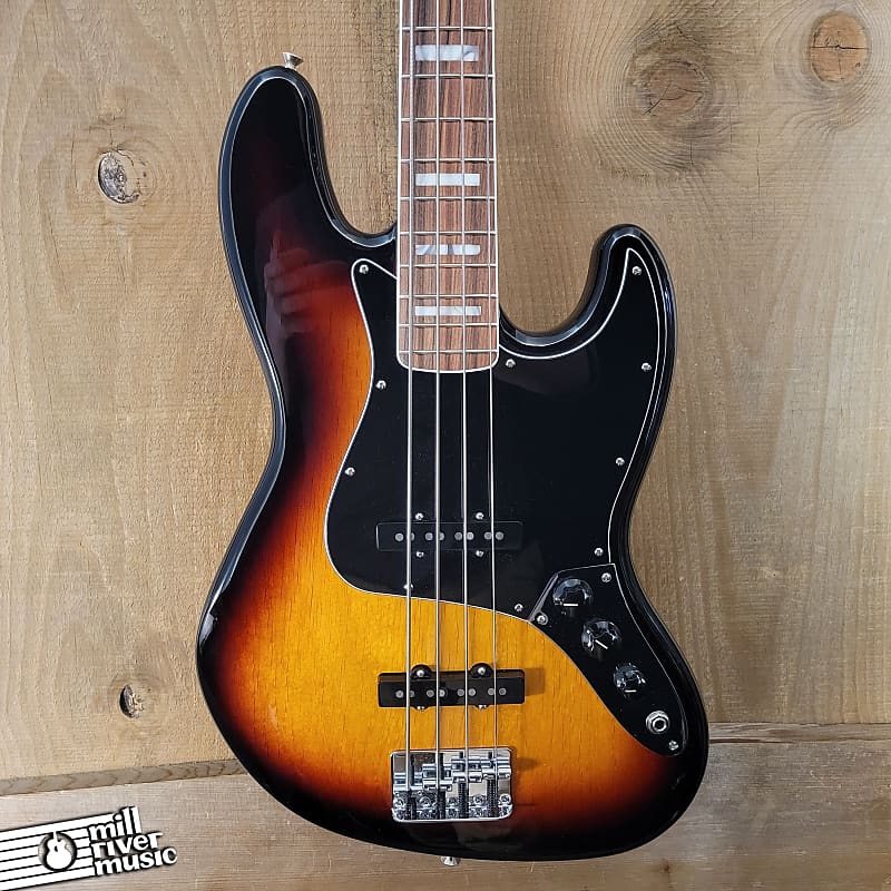 Fender Vintera 70s Jazz Bass 2017 3-Color Sunburst w/ Gigbag Used