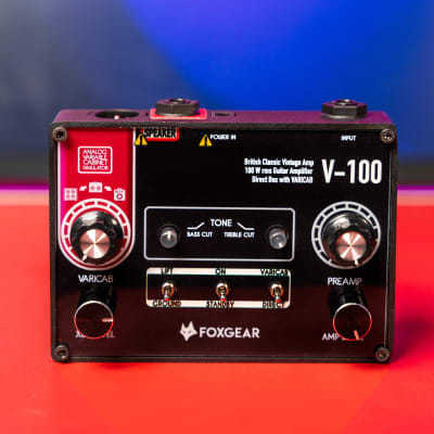 *NEW* Foxgear V-100 100W British Classic Vintage Amp in Pedal for sale