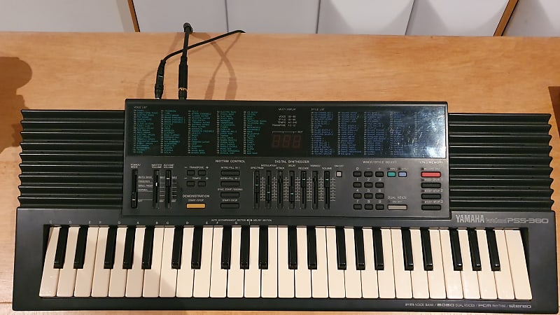 Yamaha PSS-380 (editable FM synthesis) | Reverb