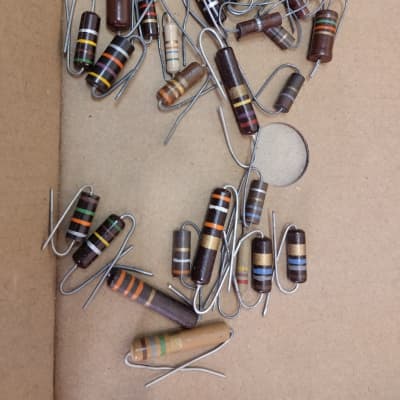 Vintage Resistors Mixed values 775 items image 6