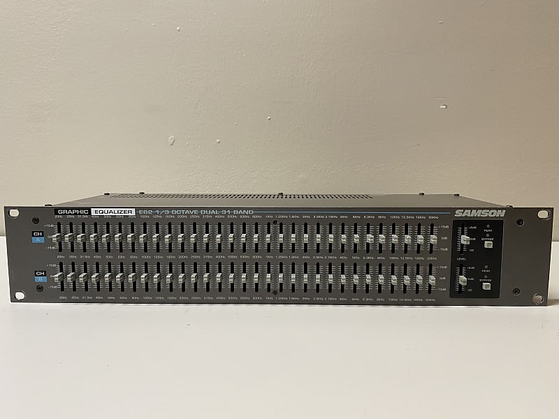 Samson Graphic Equalizer E62 1/3 Octave Dual 31 Band