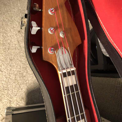 Made in Japan Fender Jazz Bass  Copy 1969 Sunburst Lawsuit Bass image 7