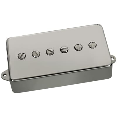 DiMarzio DP286 Vintage P90 w/ Full-Size Humbucker Cover - nickel